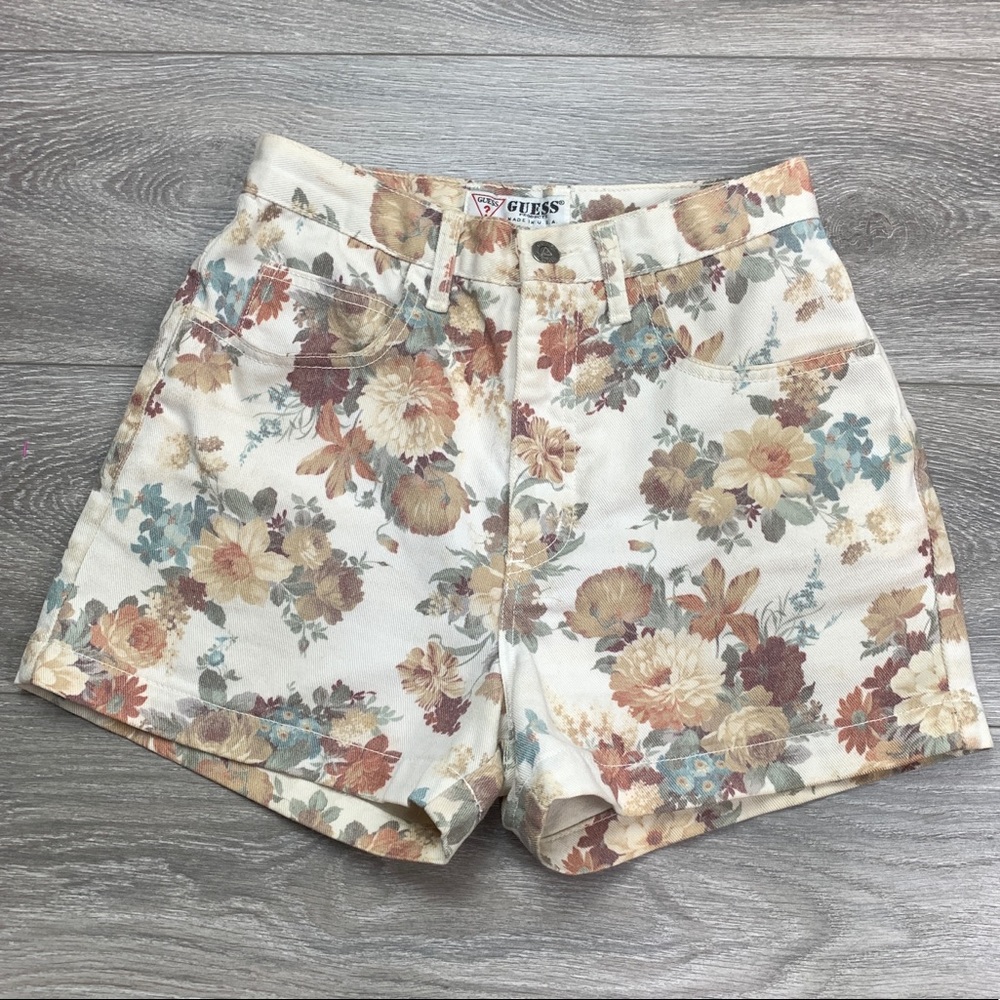 Guess Jeans 90s High Waisted Vintage Denim Shorts